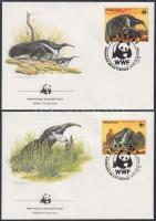 WWF: Állatok sor + 4 db FDC és CM WWF: Animals set + 4 FDC and CM