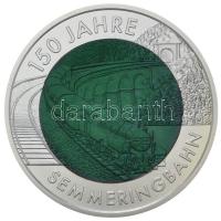 Ausztria 2004. 25€ Ag (bi-metal) "Semmeringi vasút" T:BU
Austria 2004. 25 Euro A...