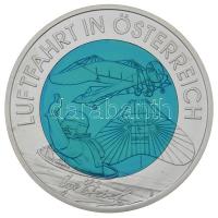 Ausztria 2007. 25€ Ag (bi-metal) "Osztrák légiközlekedés" T:BU
Austria 2007. 25...