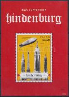 75th anniversary of the Hindenburg airship's disaster block, A Hindenburg léghajó katasztrófájának 75. évfordulója blokk