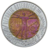Ausztria 2011. 25€ Ag (bi-metal) "Robotika" T:BU Austria 2011. 25 Euro Ag (bi-metallic) "Robotics" C:BU Krause KM# 3204