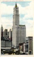 New York, Woolworth building