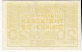 Észtország 1919. 20p T:III
Estonia 1919. 20 Penni C:F