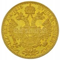 Ausztria 1915. 1D Au "Ferenc József" (3.49g/0.986) utánveret T:1-
Austria 1915. 1 Ducat Au...