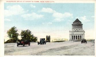 New York City, Riverside Drive, Grant's tomb, automobiles