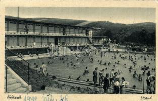 Bükkszék, strand, fürdőzők, Hangya szövetkezet (EK)