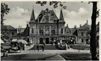 Kassa, Kosice; Vasútállomás / railway station, vissza So. Stpl