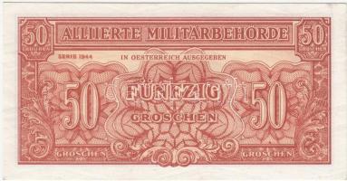Ausztria/Szövetséges katonai megszállás 1944. 50Gr T:I
Austria/Allied Military Authority 1944. 50 Gr...