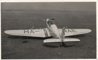 HA-NAE aeroplane, Technical University sports flying club photo (EK)