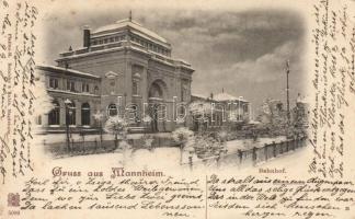 1899 Mannheim, railway station (EK)