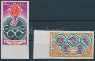 Munich Summer Olympics margin imperforated set, Müncheni olimpia ívszéli vágott sor