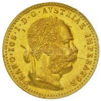 Ausztria 1915. 1D Au "Ferenc József" (3.49g/0.986) utánveret T:1- kis ph. Austria 1915. 1 Ducat Au "Franz Joseph I" (3.49g/0.986) restrike C:AU small edge error Krause KM# 2267