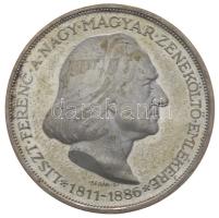 1936. 2P Ag "Liszt Ferenc" jelöletlen Artex-veret T:P Hungary 1936. 2 Pengő Ag "Ferenc Liszt" restrike C:P Adamo P7.3