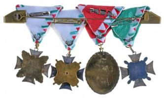 1996. "A Tiszthelyettesi Szolgálati Jel III. fokozata" tűzzománcozott, aranyozott, ezüstöz...