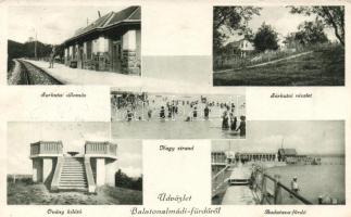 Balatonalmádi, Sarkutai állomás, Ovány kilátó, Budatava-fürdő (Rb)