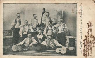 1899 'Napred' nemzetközi zene- és daltársulat / folk band (small tear)