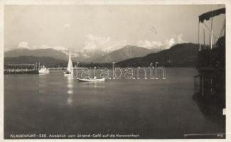 Klagenfurt see, beach, cafe, ships (fa)