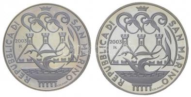 San Marino 2003R 5€ Ag + 10€ Ag "2004 Olimpia" T:PP
San Marino 2003R 5...