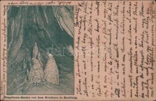 Salzburg, Tropfstein-Grotte vor dem Neuthore / cave interior