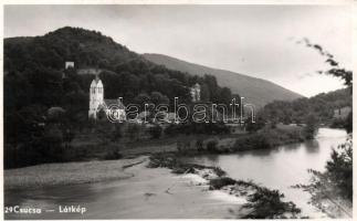 Csucsa, Református templom, Sebes-Kőrös / Calvinist church, castle, river