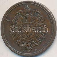 Német Birodalom 1875D 1Pf Cu T:2- kis repedés
German Empire 1875D 1 Pfennig Cu C:VF cracked
Krause K...