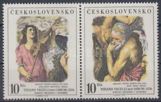 Nemzetközi bélyegkiállítás: Festmény bélyegpár, International Stamp Exhibition: Paintings pair