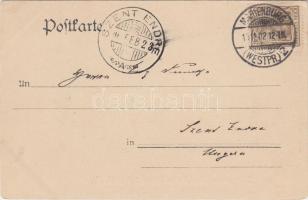 1902 Malbork, Marienburg; der grosse Brand / great fire (EK)