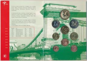 2003. 1c, 2c, 5c, 10c, 20c, 50c, 1&#8364;, 2&#8364; próbaveretek + "Népszavazás Magyaro...