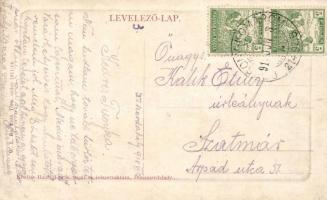 Dunaszerdahely, Széchenyi utca, Petényi Márk könyvkereskedése; kiadja Haar Henrik / street, bookshop