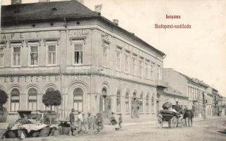 Losonc, Budapest szálloda; Kármán Zsigmond kiadása / hotel