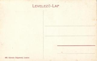 Losonc, Budapest szálloda; Kármán Zsigmond kiadása / hotel