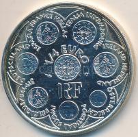 Franciaország 2002. 1/4€ Ag "Europa" T:BU
France 2002. 1/4 Euro Ag "Europa&...