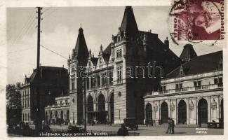 Temesvár, Timisoara; Gara Domnita Elena / railway station