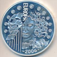Franciaország 2006. 1-1/2€ Ag "Európa Napja - Május 9." T:PP
France 2006. 1-1/...
