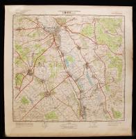 1953 Szegvár: 3 db, a Magyar Néphadsereg vezérkara által kiadott oktatótérkép