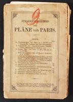 1896 Párizs térkép (Pläne von Paris), Karl Baedeker