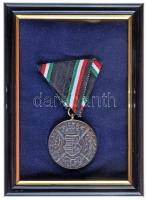 1991. "Posztumusz 1956-os Emlékérem" ezüstözött bronz kitüntetés mellszalaggal bekeretezve T:1-   Hungary 1991. "1956 Commemoratove Medal" silver plated bronze decoration with ribbon, framed C:AU