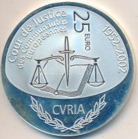 Luxemburg 2002. 25€ Ag "Európai Bíróság" T:PP Luxembourg 2002. 25 Euro "European Court System" C:PP Krause KM#83