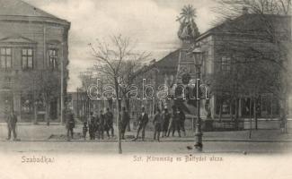 Szabadka, Szentháromság és Batthyány utca / street corner