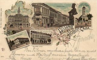 1898 Újvidék, Novi Sad, Dietzgen's shop, litho