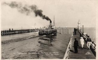 Trouville-Deauville, Bateau du Havre / boat harbor, steamship (fa)