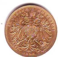 Ausztria 1896. 20K Au 6,77g T:2