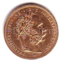 Ausztria 1882. 8Fl/20Fr Au 6,45g T:2