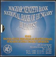 1993. 10f-200Ft 11klf darabos forgalmi sor dísztokban, benne 200Ft Ag "MNB", "Magyaro...