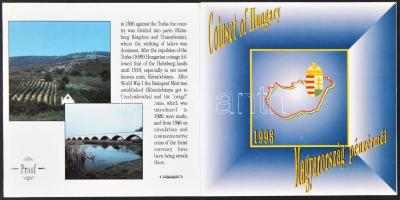 1993. 10f-200Ft 11klf darabos forgalmi sor dísztokban, benne 200Ft Ag "MNB", "Magyaro...