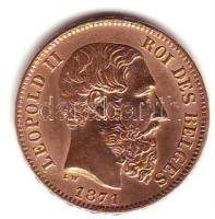 Belgium 1871. 20Fr Au 6,45g T:2