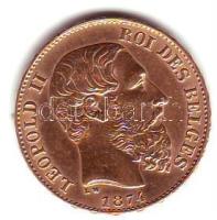 Belgium 1874. 20Fr Au 6,45g T:2