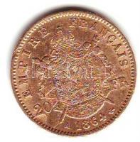 Franciaország/II.Császárság/III.Napóleon 1864A 20Fr Au 6,45g T:2
