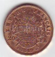 Franciaország/II.Császárság/III.Napóleon 1869A 20Fr Au 6,45g T:2