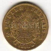 Franciaország/II.Császárság/III.Napóleon 1868BB 20Fr Au 6,45g T:2